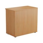 First 1 Shelf Wooden Bookcase 800x450x730mm Beech KF803775