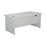 Jemini Rectangular Panel End Desk 1400x800x730mm White KF804437