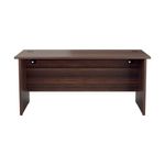 Jemini Rectangular Panel End Desk 1400x800x730mm Dark Walnut KF804451
