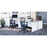 Jemini Rectangular Panel End Desk 1600x800x730mm Beech KF804468