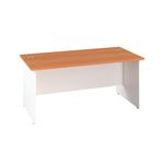 Jemini Rectangular Panel End Desk 1400x800x730mm Beech KF804703