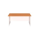 Jemini Rectangular Panel End Desk 1800x800x730mm Beech KF804826