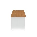 Jemini Rectangular Panel End Desk 1800x800x730mm Nova Oak KF804840