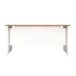 Jemini Rectangular Panel End Desk 1800x800x730mm Nova Oak KF804840