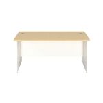 Jemini Rectangular Panel End Desk 1800x800x730mm Maple KF804864