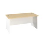 Jemini Rectangular Panel End Desk 1800x800x730mm Maple KF804864