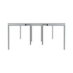 Jemini 6 Person Bench Desk 4200x1600x730mm White/White KF809173