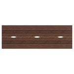 Jemini 6 Person Bench Desk 4800x1600x730mm Dark Walnut/White KF809555