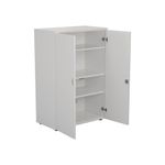 Jemini Wooden Cupboard 800x450x1200mm White KF810278