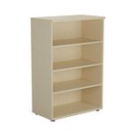 Jemini Wooden Bookcase 800x450x1200mm Maple KF810353