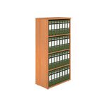 Jemini Wooden Bookcase 800x450x1600mm Beech KF810384