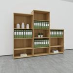 Jemini Wooden Bookcase 800x450x1800mm Beech KF810551