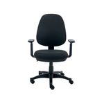 Astin Nesta Operator Chair with Adjustable Arms 590x900x1050mm Black KF810787