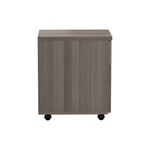 Jemini 2 Drawer Mobile Pedestal 404x500x595mm Grey Oak KF81079