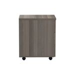 Jemini 3 Drawer Mobile Pedestal 404x500x595mm Grey Oak KF81080