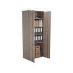 Jemini Wooden Cupboard 800x450x2000mm Grey Oak KF811060