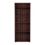 Jemini Wooden Bookcase 800x450x2000mm Dark Walnut KF811152
