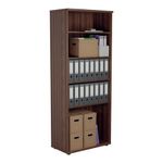 Jemini Wooden Bookcase 800x450x2000mm Dark Walnut KF811152