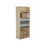 Jemini Wooden Bookcase 800x450x2000mm Maple KF811176