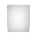 Jemini Wooden Cupboard 800x450x730mm White/Dark Walnut KF811282