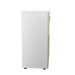 Jemini Wooden Cupboard 800x450x730mm White/Maple KF811305