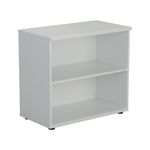Jemini Wooden Bookcase 800x450x730mm White KF811367