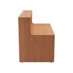 Jemini Reception Unit 1400x800x740mm Beech KF816265