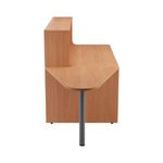 Jemini Reception Unit with Extension 1600x800x740mm Beech KF816326