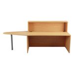 Jemini Reception Unit with Extension 1600x800x740mm Nova Oak KF816333