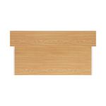 Jemini Reception Unit 1400x800x740mm Nova Oak/White KF816357