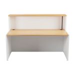 Jemini Reception Unit 1600x800x740mm Nova Oak/White KF816394