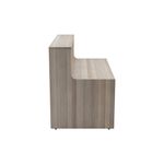 Jemini Reception Unit 1400x800x740mm Grey Oak KF818207