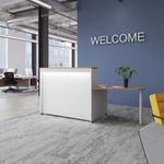 Jemini Reception Unit 1400x800x740mm Grey Oak KF818207