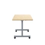 Jemini Rectangular Tilting Table 1200x700x720mm Maple/Silver KF818480