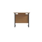 Jemini Rectangular Double Upright Cantilever Desk 800x600x730mm Nova Oak/Black KF819523