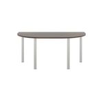 Jemini Semi Circular Multipurpose Table 1600x800x730 Walnut KF819905