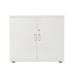 First Wooden Storage Cupboard 800x450x730mm White KF820864