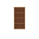 Polaris Bookcase 3 Shelf 800x400x1592mm Norwegian Beech KF821016