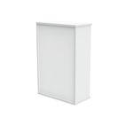 Polaris Bookcase 2 Shelf 800x400x1204mm Arctic White KF821106