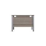 Jemini Rectangular Goal Post Desk 1000x600x730mm Grey Oak/Silver KF821366