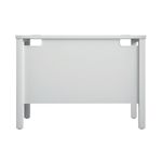 Jemini Rectangular Goal Post Desk 1000x600x730mm White/White KF821434