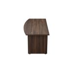 Avior Bow Fronted Executive Desk 2000x900x750mm Dark Walnut KF821540