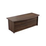 Avior Bow Fronted Executive Desk 2000x900x750mm Dark Walnut KF821540