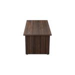 Avior Rectangular Executive Desk 1800x900x750mm Dark Walnut KF821618