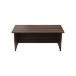 Avior Rectangular Executive Desk 1800x900x750mm Dark Walnut KF821618