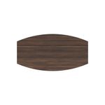 Avior Executive Boardroom Meeting Table 2400x1250x750mm Dark Walnut KF821908