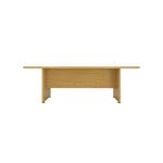 Avior Executive Boardroom Meeting Table 2400x1250x750mm Nova Oak KF821915