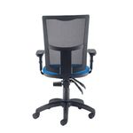 Jemini Medway High Mesh Back Operator Chair Adjustable Arms Royal Blue KF821939