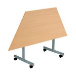 Jemini Trap Tilt Table 1600x800x720mm Beech/Silver KF822530