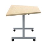 Jemini Trap Tilt Table 1600x800x720mm Maple/Silver KF822561
